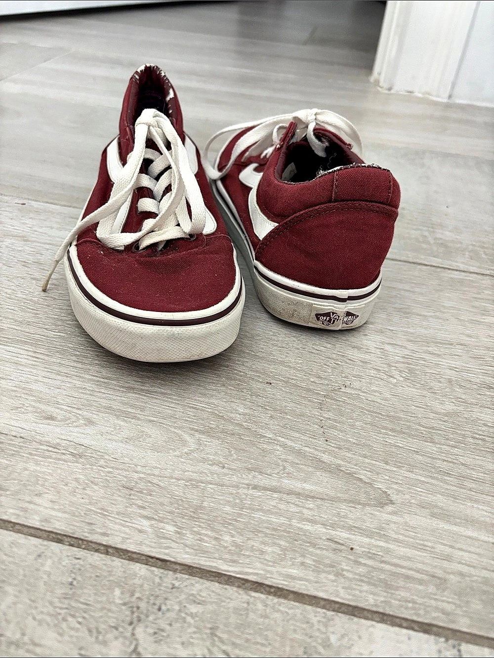 Vans Old Skool Sneakers Red & White